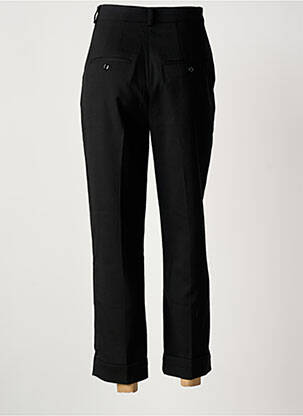 Pantalon 7/8 stretch taille normale noir IDANO femme