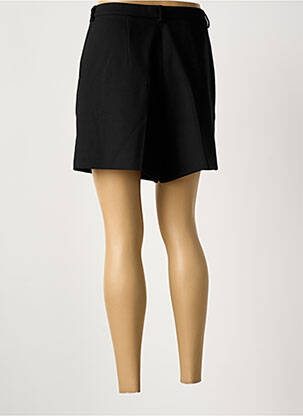 Short taille à pinces taille haute noir IDANO femme