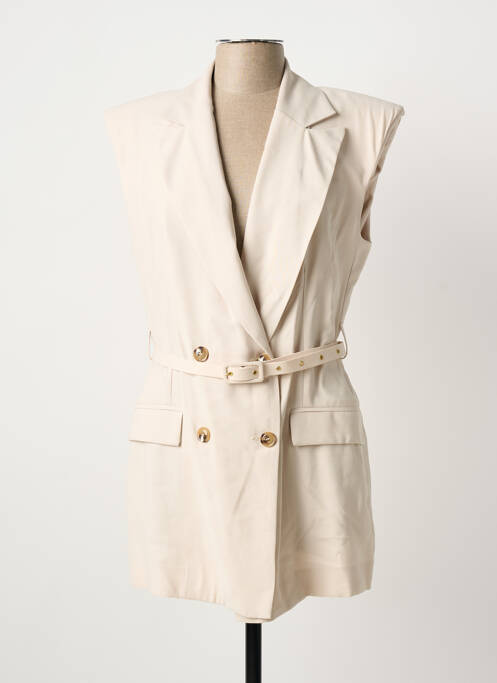 Veste casual col tailleur beige RINASCIMENTO femme