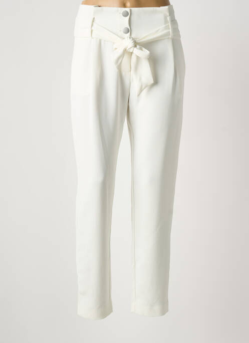 Pantalon droit blanc IKKS femme