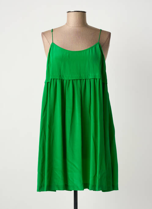 Robe courte vert IDANO femme
