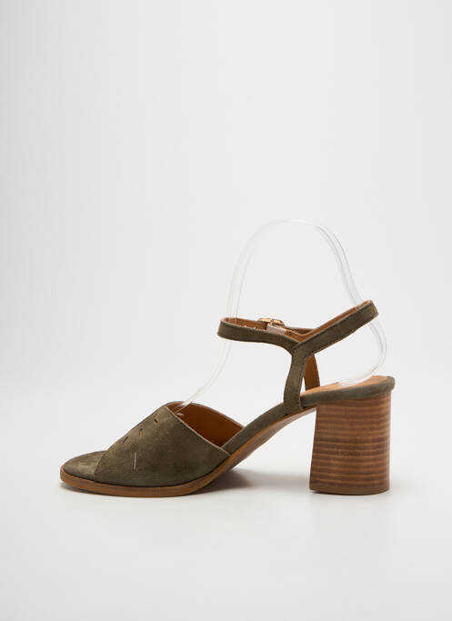 Sandales/Nu pieds vert ALIWELL femme