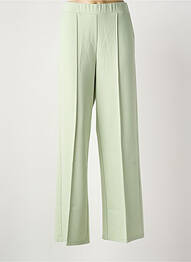 Pantalon droit stretch taille normale vert SANDWICH femme