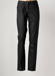 Pantalon slim tissage enduit taille normale noir SANDWICH femme