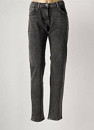 Jeans coupe slim stretch taille normale gris SANDWICH femme