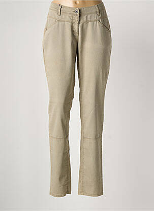 Jeans coupe slim stretch taille normale beige SANDWICH femme
