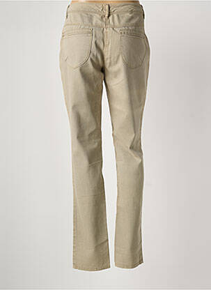 Jeans coupe slim stretch taille normale beige SANDWICH femme