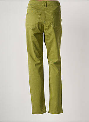 Jeans coupe slim stretch taille normale vert SANDWICH femme