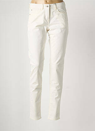 Jeans coupe slim stretch taille normale beige SANDWICH femme