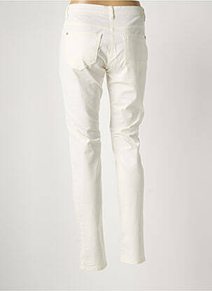Jeans coupe slim stretch taille normale beige SANDWICH femme