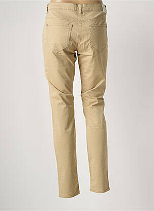 Jeans coupe slim stretch taille normale beige fonce SANDWICH femme