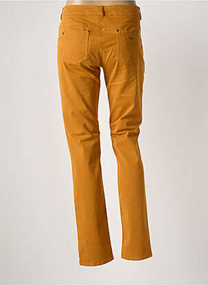 Jeans coupe slim stretch taille normale orange VOODOO femme