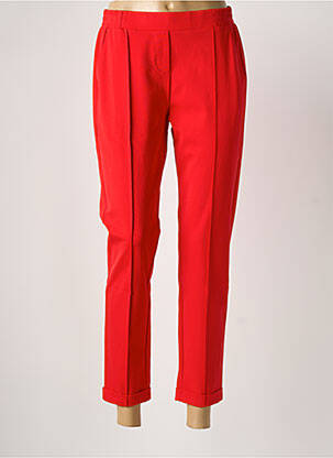 Jegging tissage jersey taille haute rouge SANDWICH femme