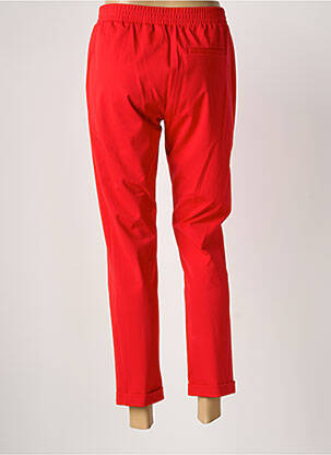 Jegging tissage jersey taille haute rouge SANDWICH femme