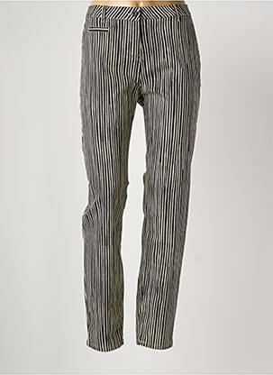 Pantalon chino tissage popeline taille normale noir SANDWICH femme