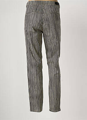 Pantalon chino tissage popeline taille normale noir SANDWICH femme