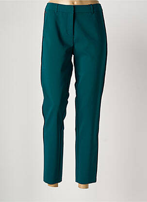 Pantalon chino broderie galons latéraux taille normale vert SANDWICH femme