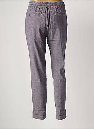 Pantalon chino fermeture zippée sous rabat boutonné taille normale violet SANDWICH femme