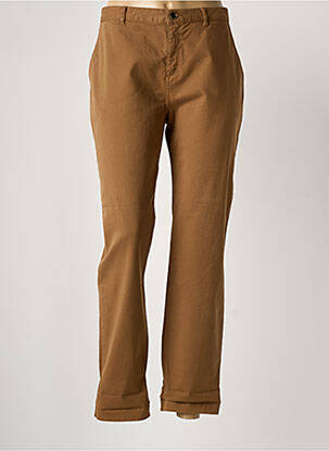 Pantalon chino tissage popeline taille normale marron HARRIS WILSON femme