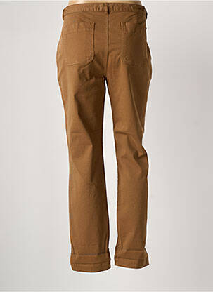 Pantalon chino tissage popeline taille normale marron HARRIS WILSON femme