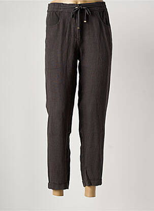 Pantalon 7/8 gris SANDWICH femme