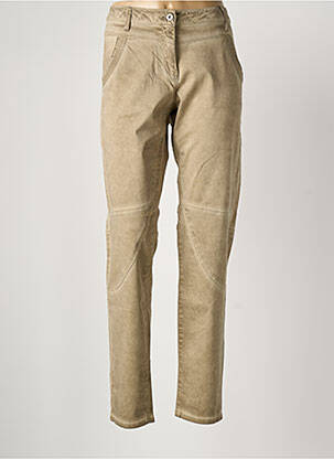 Pantalon slim vert SANDWICH femme