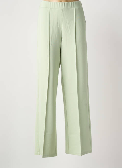 Pantalon droit stretch taille normale vert SANDWICH femme