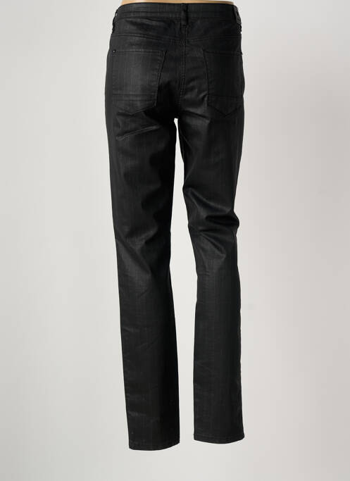 Pantalon slim tissage enduit taille normale noir SANDWICH femme
