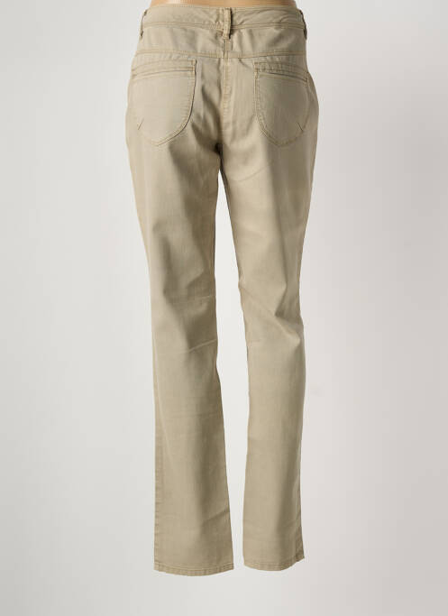 Jeans coupe slim stretch taille normale beige SANDWICH femme