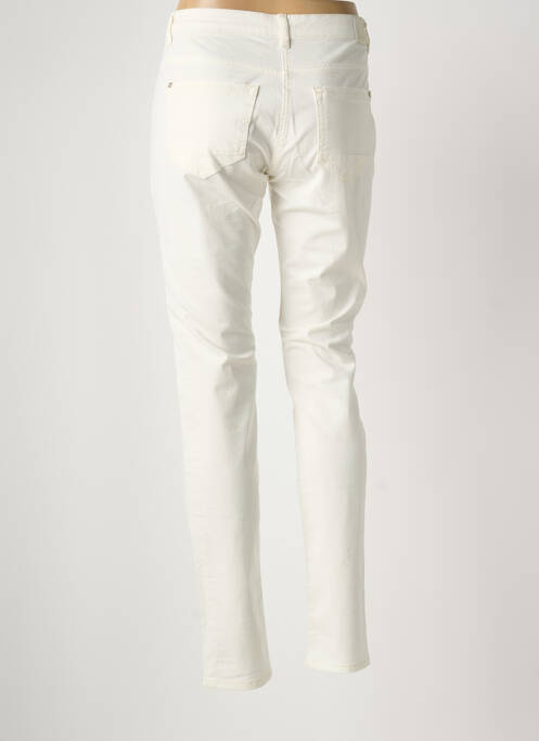 Jeans coupe slim stretch taille normale beige SANDWICH femme