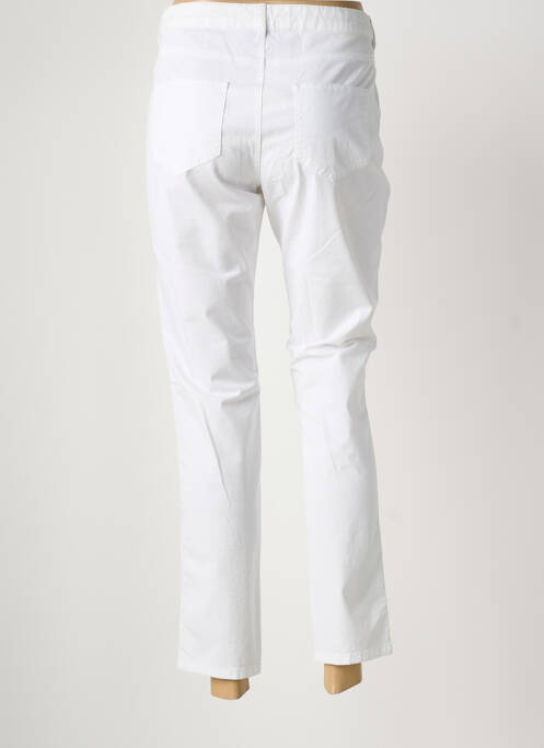Pantalon 7/8 stretch taille normale blanc ONE STEP femme