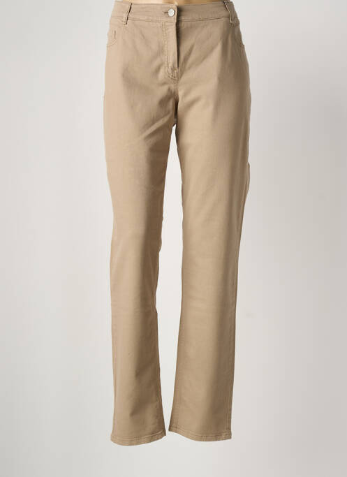 Jeans coupe slim marron ATELIER GARDEUR femme