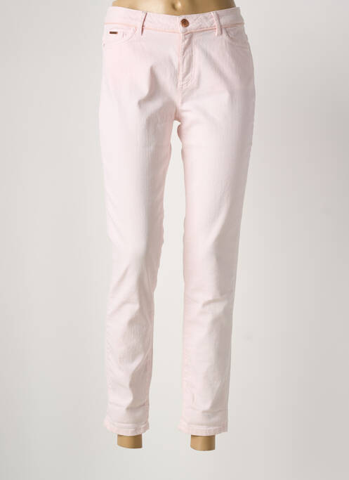 Jeans coupe slim rose ONE STEP femme