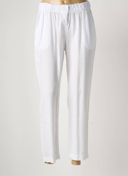 Pantalon 7/8 blanc LA FEE MARABOUTEE femme
