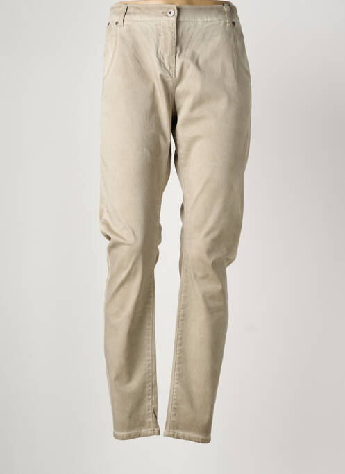 Pantalon slim beige SANDWICH femme