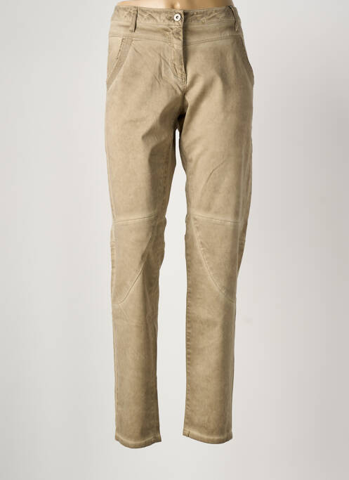 Pantalon slim vert SANDWICH femme