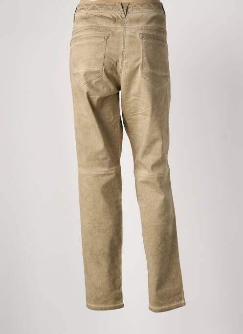 Pantalon slim vert SANDWICH femme