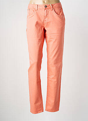 Jeans coupe slim stretch taille normale orange CREAM femme