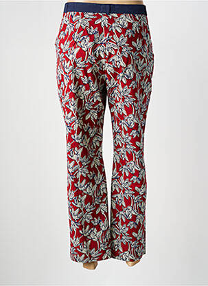 Pantalon 7/8 taille à pinces taille normale rouge HARRIS WILSON femme