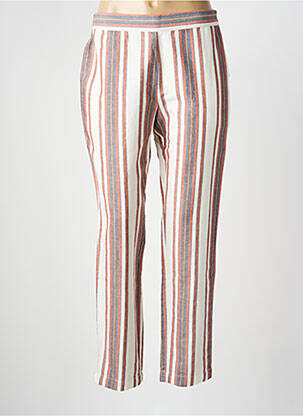 Pantalon slim taille élastique taille haute beige HARRIS WILSON femme