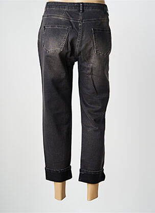 Jeans boyfriend stretch taille normale noir EVA KAYAN femme