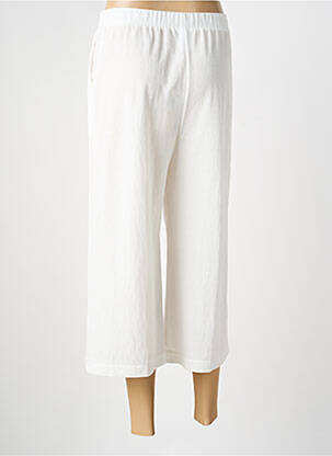 Pantacourt stretch taille normale blanc NINATI femme
