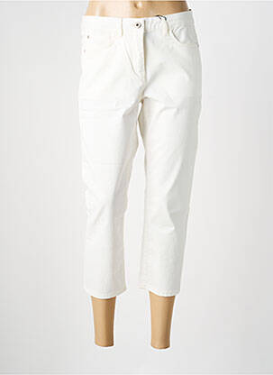 Pantacourt stretch taille normale beige SANDWICH femme