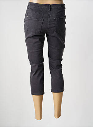 Pantacourt stretch taille normale gris SANDWICH femme