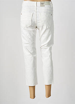 Jeans coupe slim stretch taille haute beige CREAM femme