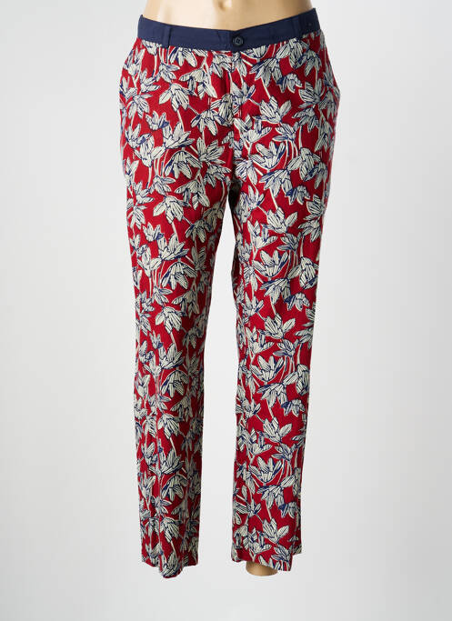 Pantalon 7/8 taille à pinces taille normale rouge HARRIS WILSON femme