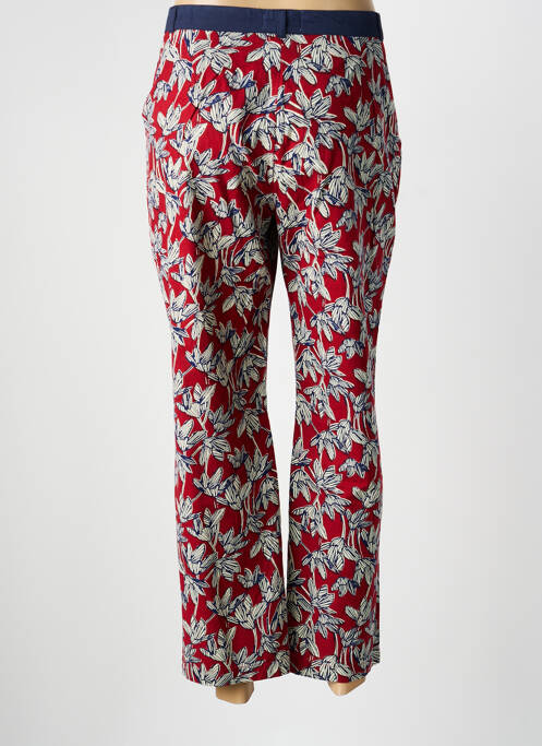 Pantalon 7/8 taille à pinces taille normale rouge HARRIS WILSON femme