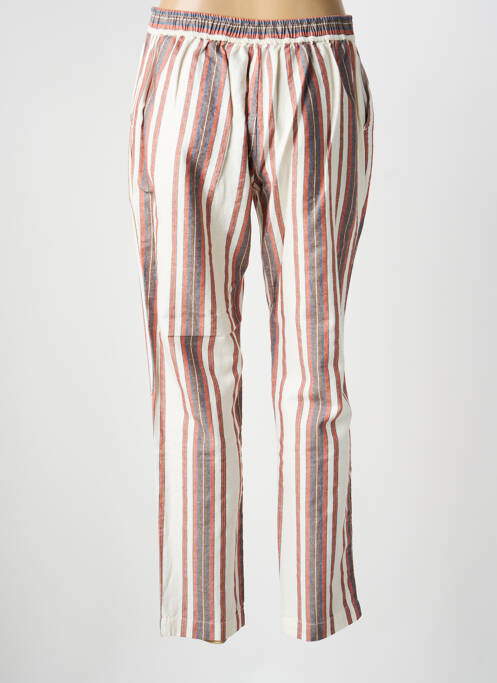 Pantalon slim taille élastique taille haute beige HARRIS WILSON femme