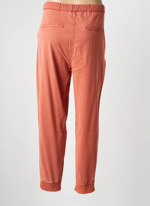 Pantalon chino tissage popeline taille normale orange EVA KAYAN femme