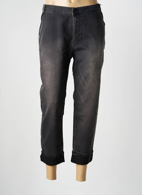 Jeans boyfriend stretch taille normale noir EVA KAYAN femme